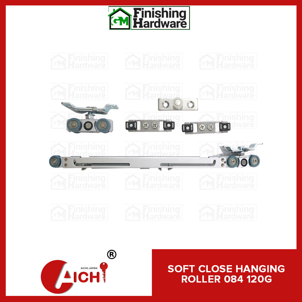 Soft-Close Sliding Door Mechanism Set (G10 2meter Aluminum Track+084 Roller)