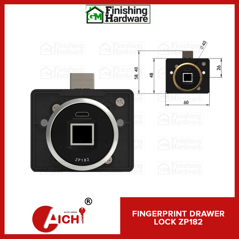 Fingerprint Drawer lock ZP182
