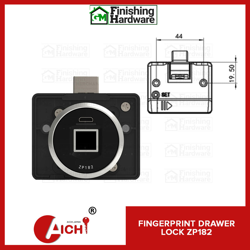 Fingerprint Drawer lock ZP182