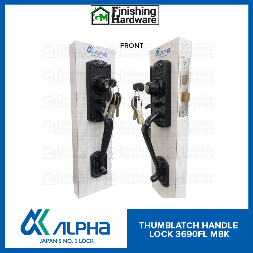 Alpha Entrance Thumb Latch Lockset 3690 FL