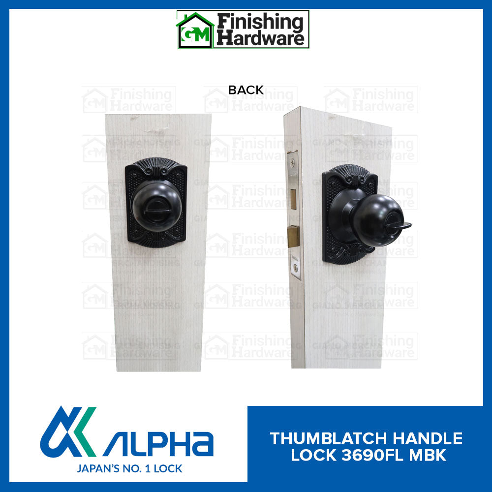 Alpha Entrance Thumb Latch Lockset 3690 FL