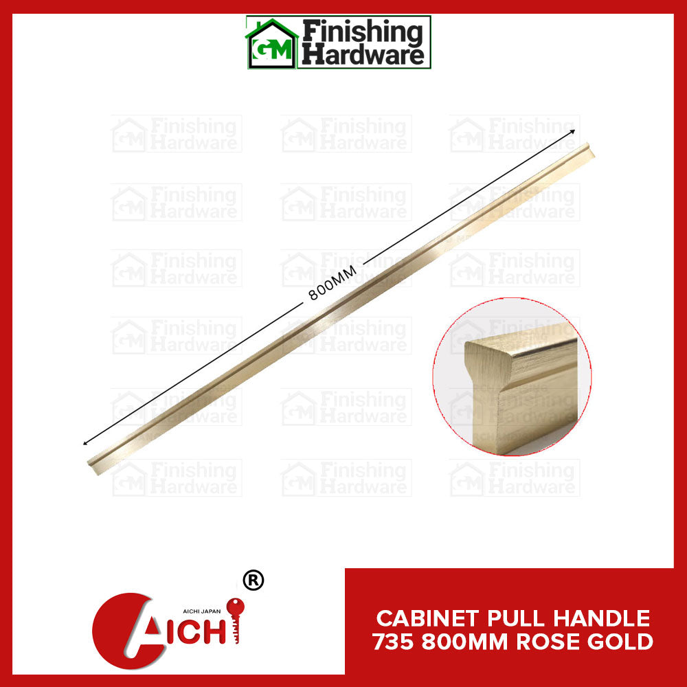 Cabinet Handle 735 Rose Gold