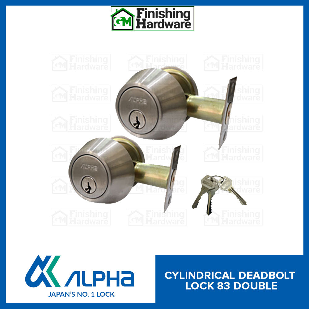 Alpha Cylindrical Deadbolt 83 Double