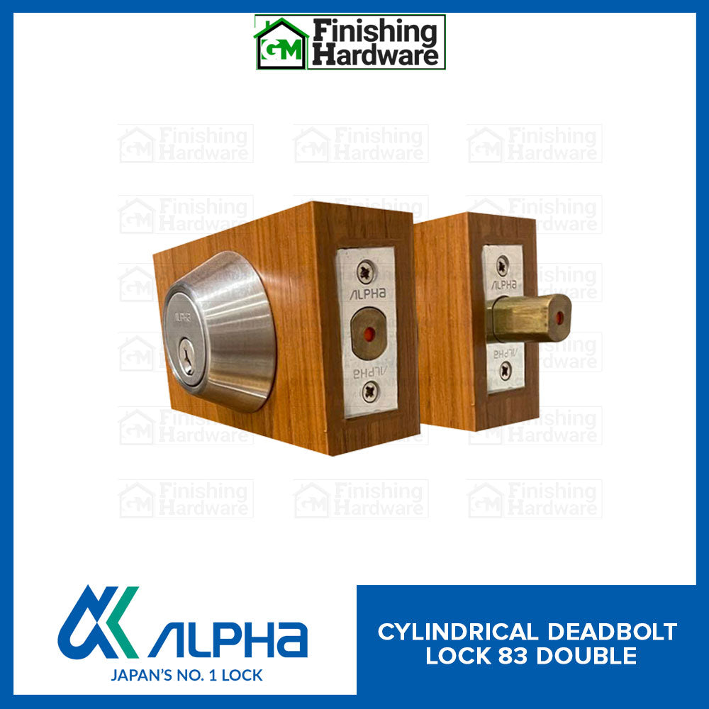 Alpha Cylindrical Deadbolt 83 Double