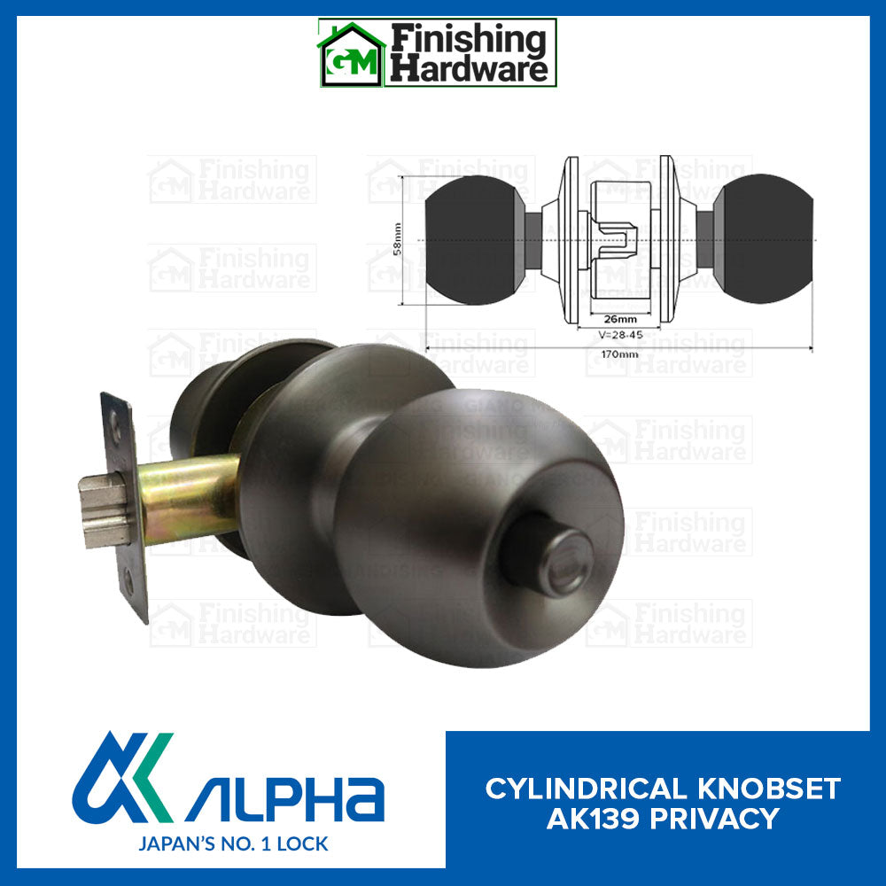 Alpha Cylindrical Knobset