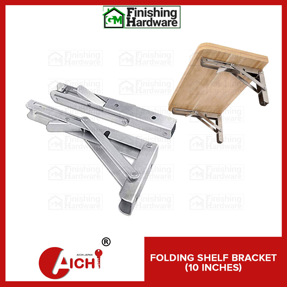 Folding Shelf Bracket 10"