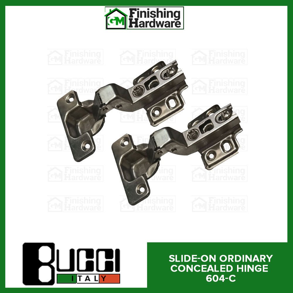 BUCCI Slide-On Ordinary Hinge 604 (2pcs)