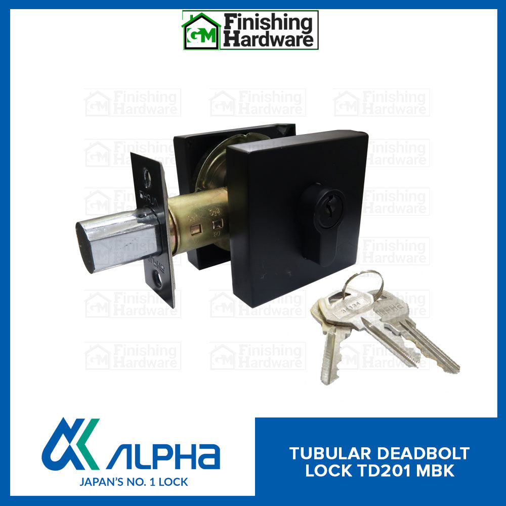 Alpha Tubular Deadbolt Lock TD201