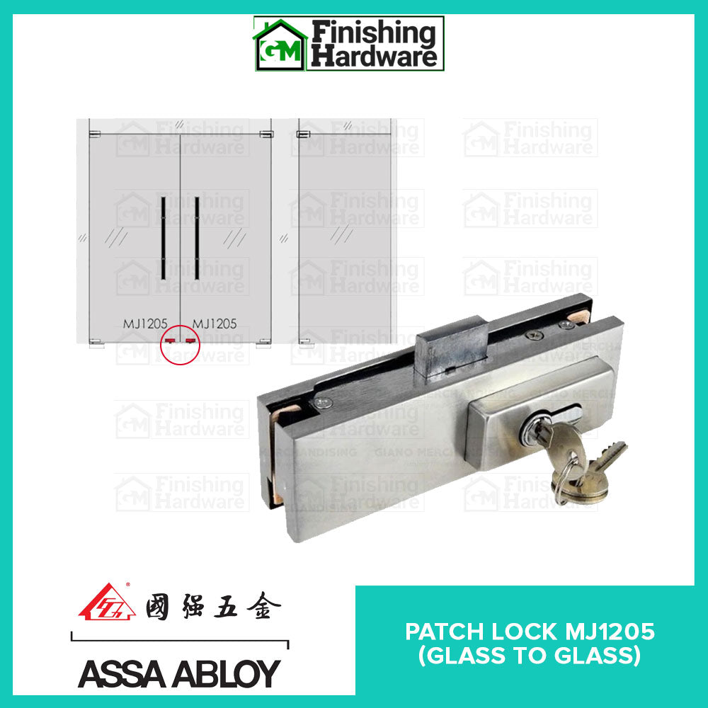 Assa Abloy Patch Door Fitting Set For Single Door