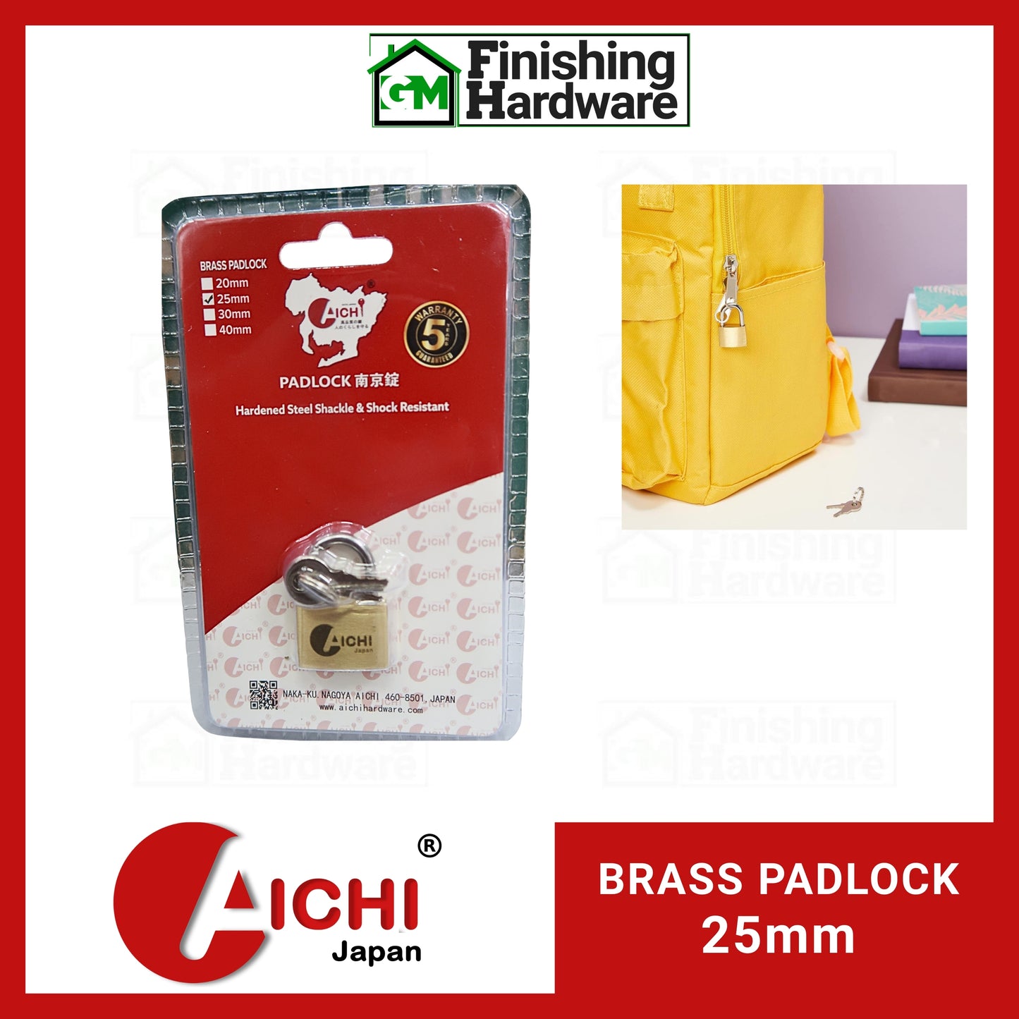 Aichi Brass Padlock