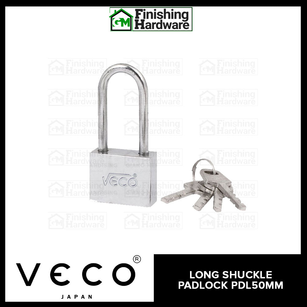 Veco Long Shackle Padlock PDL-50MM