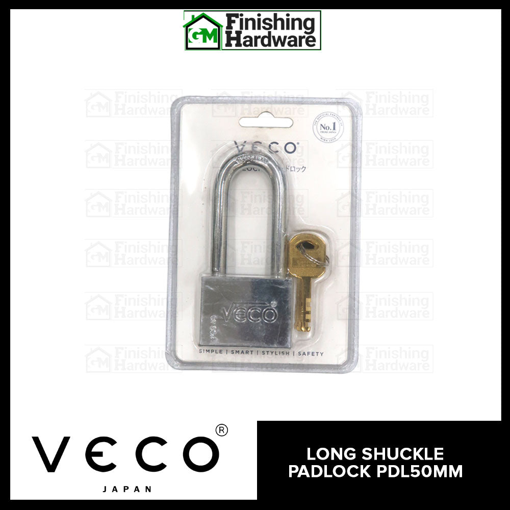 Veco Long Shackle Padlock PDL-50MM