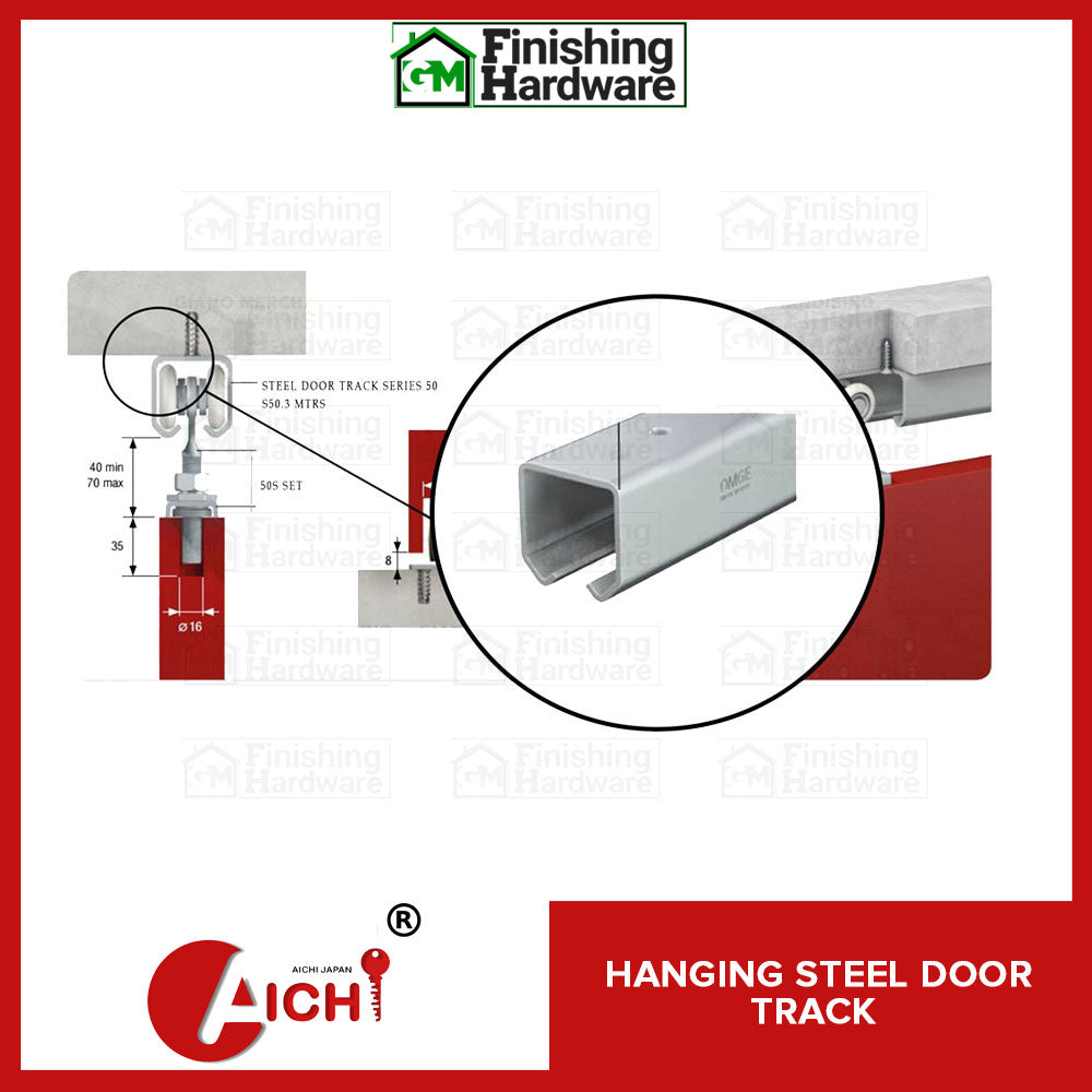 Series 50 Hanging Steel Door Track