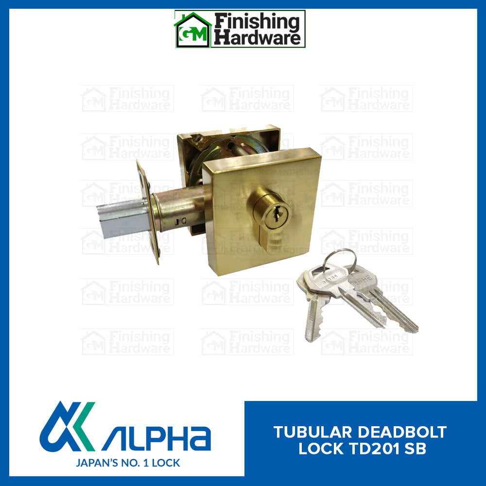 Alpha Tubular Deadbolt Lock TD201