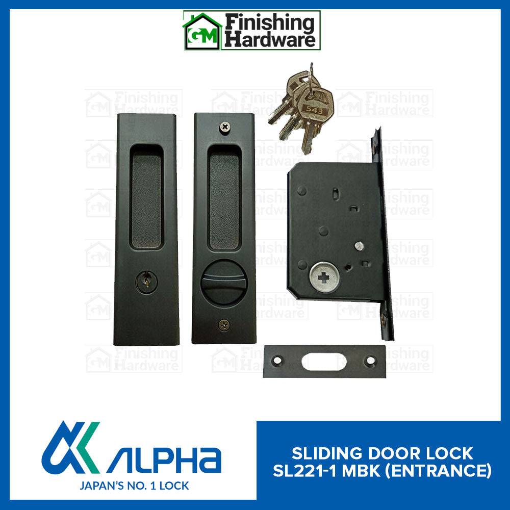 Alpha Sliding Door Lock Square Type