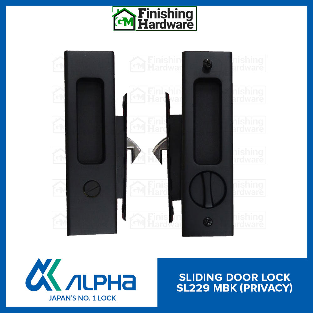 Alpha Sliding Door Lock Square Type