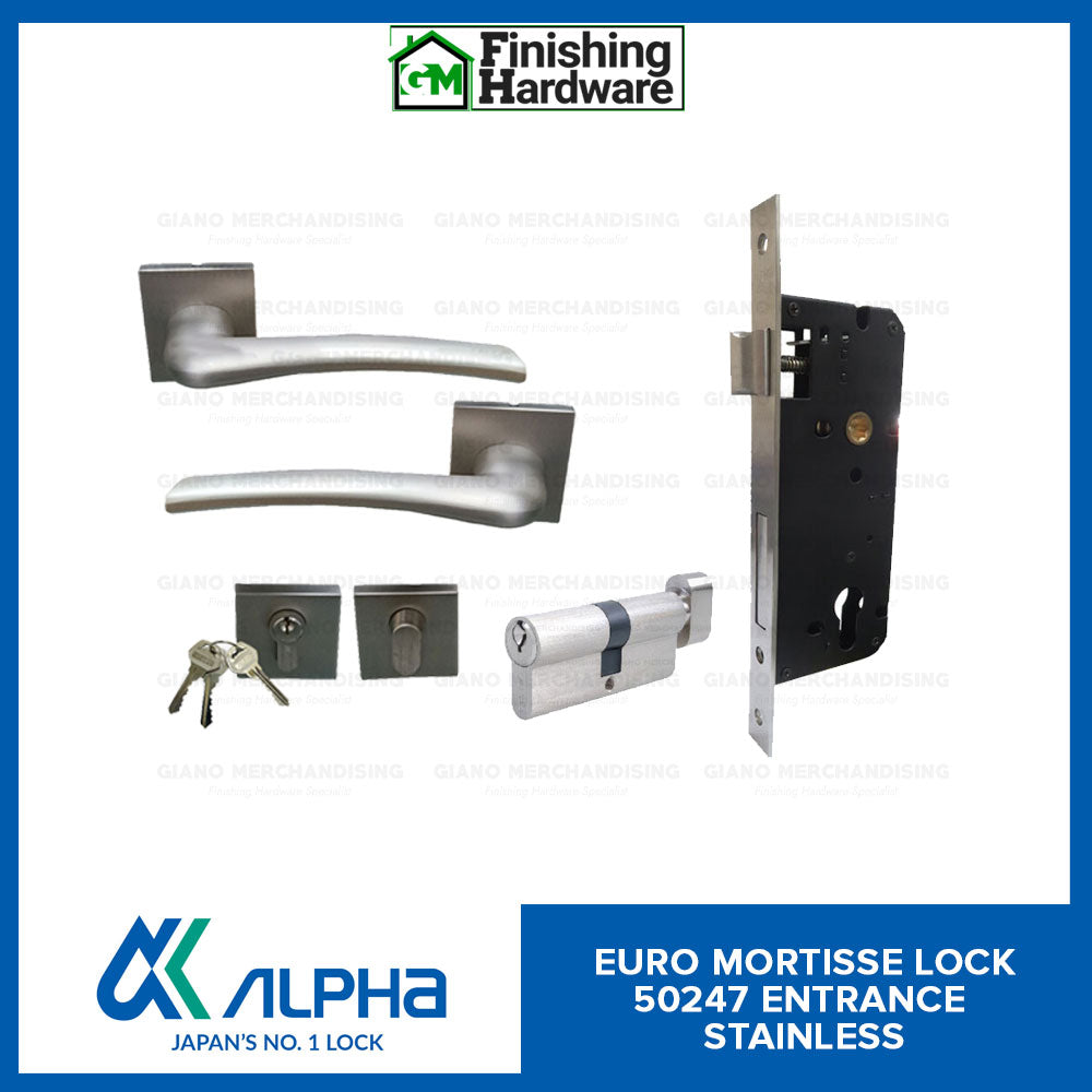 Alpha Euro Mortisse Door Lock 50247