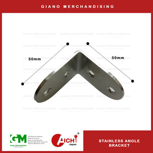 Stainless Angle Bracket 50 x 50mm (1pc)