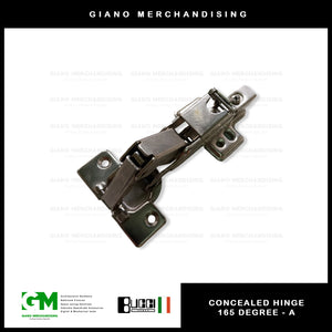 BUCCI Hydraulic Concealed Hinge 165A Degree(1pc)