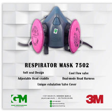 Load image into Gallery viewer, 3M Half Respirator 7502
