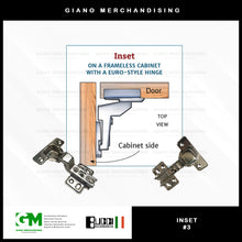 Load image into Gallery viewer, BUCCI Slide-On Ordinary Hinge 604 (2pcs)
