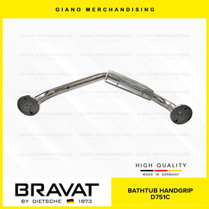 BRAVAT Bathtub Handgrip with Soap Holder D751C