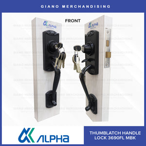 Alpha Entrance Thumb Latch Lockset 3690 FL