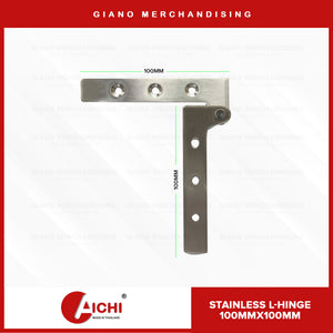 Stainless L-Hinges 4"