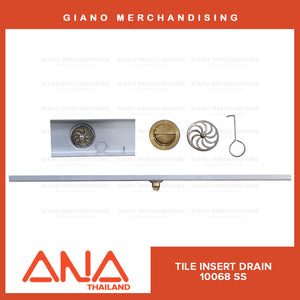 ANA Linear Floor Tile Insert Drain