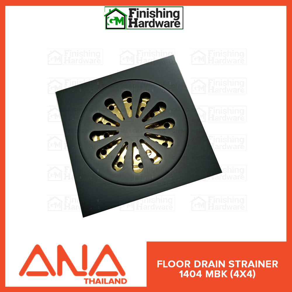 ANA Floor Drain Strainer 1404 MBK (4x4)
