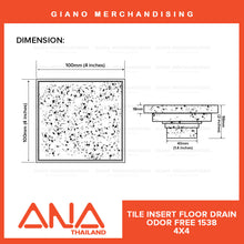 Load image into Gallery viewer, ANA Floor Drain Strainer 1538 (4x4)

