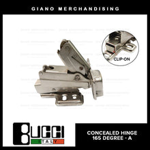 Load image into Gallery viewer, BUCCI Hydraulic Concealed Hinge 165A Degree(1pc)
