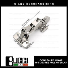 Load image into Gallery viewer, BUCCI Hydraulic Concealed Hinge 165A Degree(1pc)
