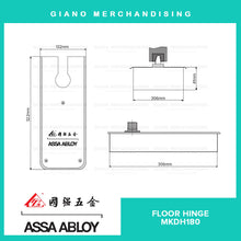 Load image into Gallery viewer, Assa Abloy Floor Hinge MKDH180
