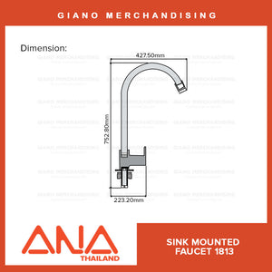 ANA Sink Mounted Faucet 1813