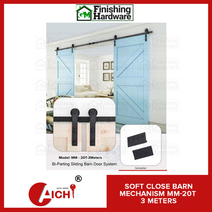 Soft Close Sliding Barn Door Mechanism MM-20T