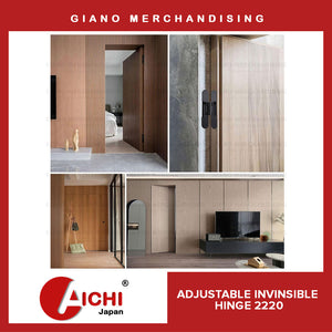 Aichi 3D Adjustable Invisible Door Hinges 2220