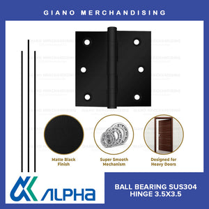 Alpha Ball Bearing Hinges (3.5x3.5x2.5mm)