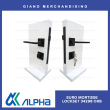 Load image into Gallery viewer, Alpha Euro Mortise Lockset 34298 ORB
