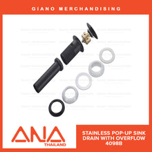 Load image into Gallery viewer, ANA Pop-Up Sink Drain 4098B

