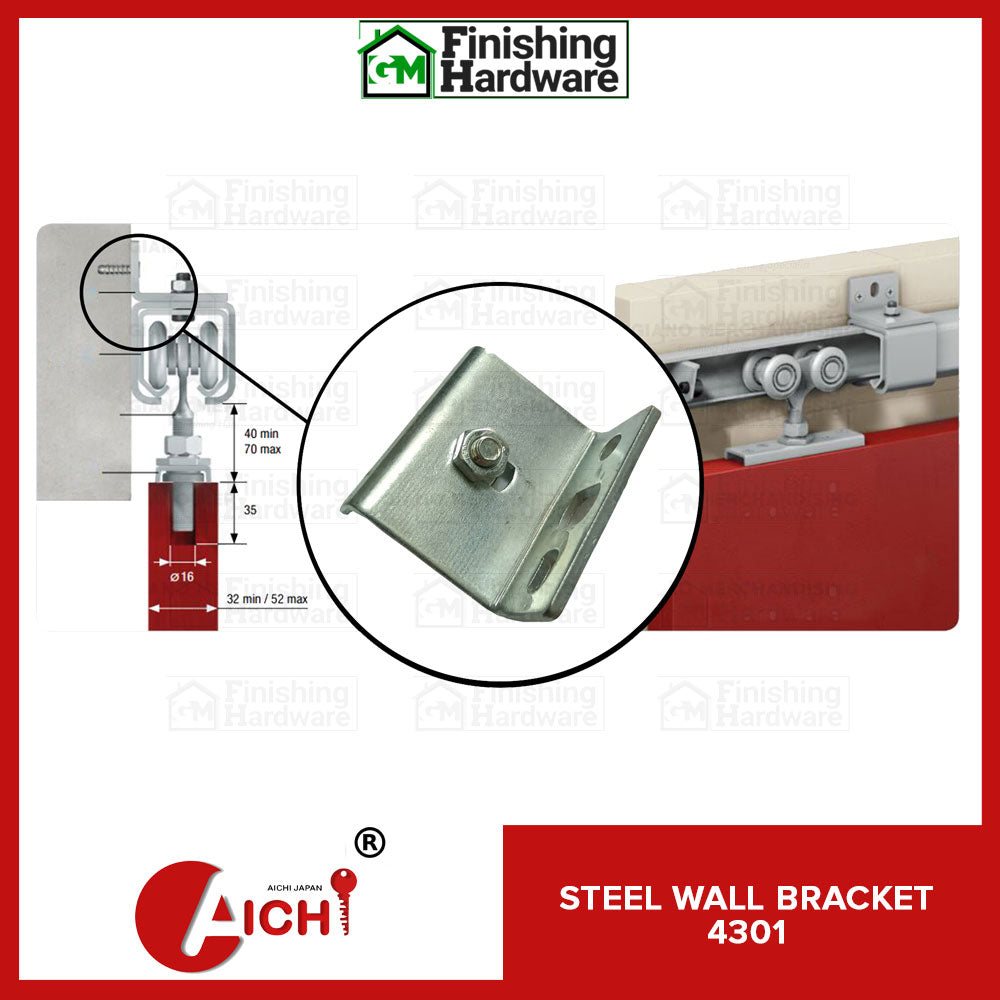 Steel Wall bracket 4301 (3pcs/pack)