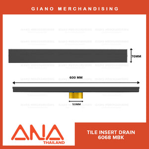 ANA Linear Floor Tile Insert Drain