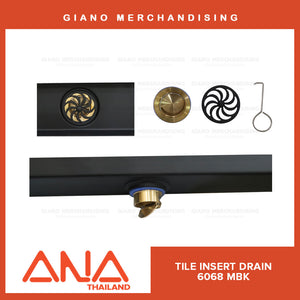 ANA Linear Floor Tile Insert Drain