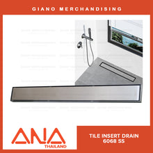 Load image into Gallery viewer, ANA Linear Floor Tile Insert Drain

