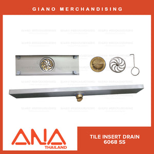 ANA Linear Floor Tile Insert Drain