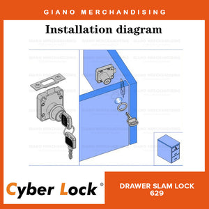 Cyber Drawer Slam Lock 629