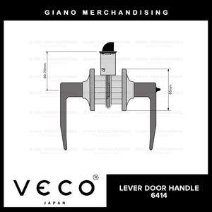 Veco Lever Handle Light Duty 6414 ET SS