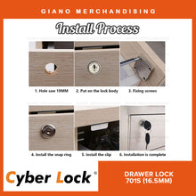 Load image into Gallery viewer, Cyber Drawer Lock 701S (16.5mm Diameter)

