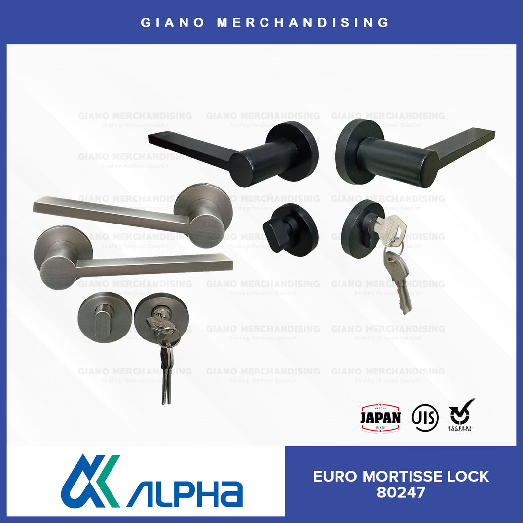 Alpha Euro Mortisse Door Lock 80247