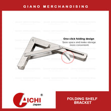 Load image into Gallery viewer, Folding Shelf Bracket 10&quot;
